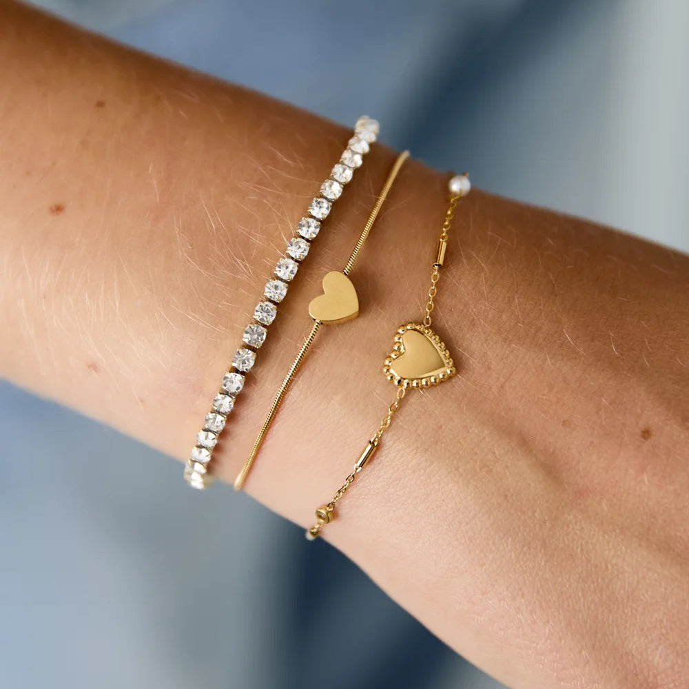 Bracciale Doppio Tennis e Cuore