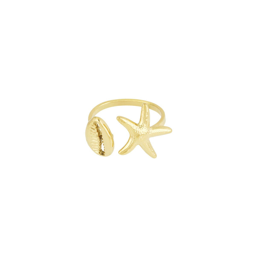 Anello Conchiglia e Stella Marina