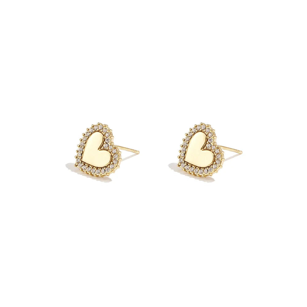 Orecchini Cuore Pavé