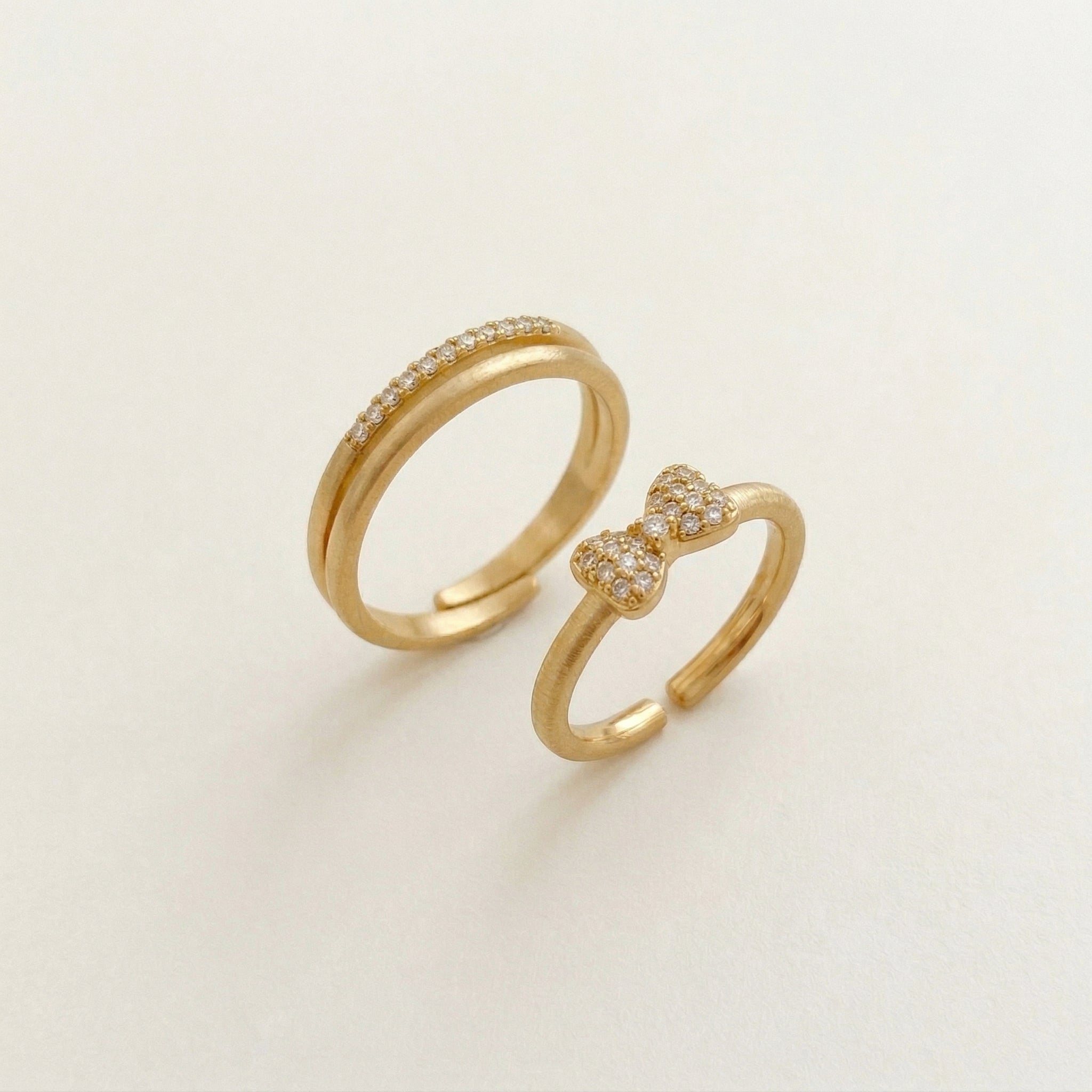 Set 2 Anelli Coquette