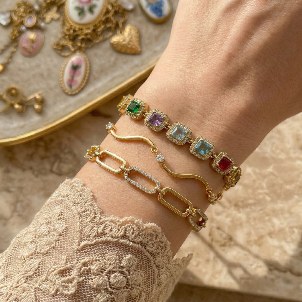 Bracciale Oval Glassa