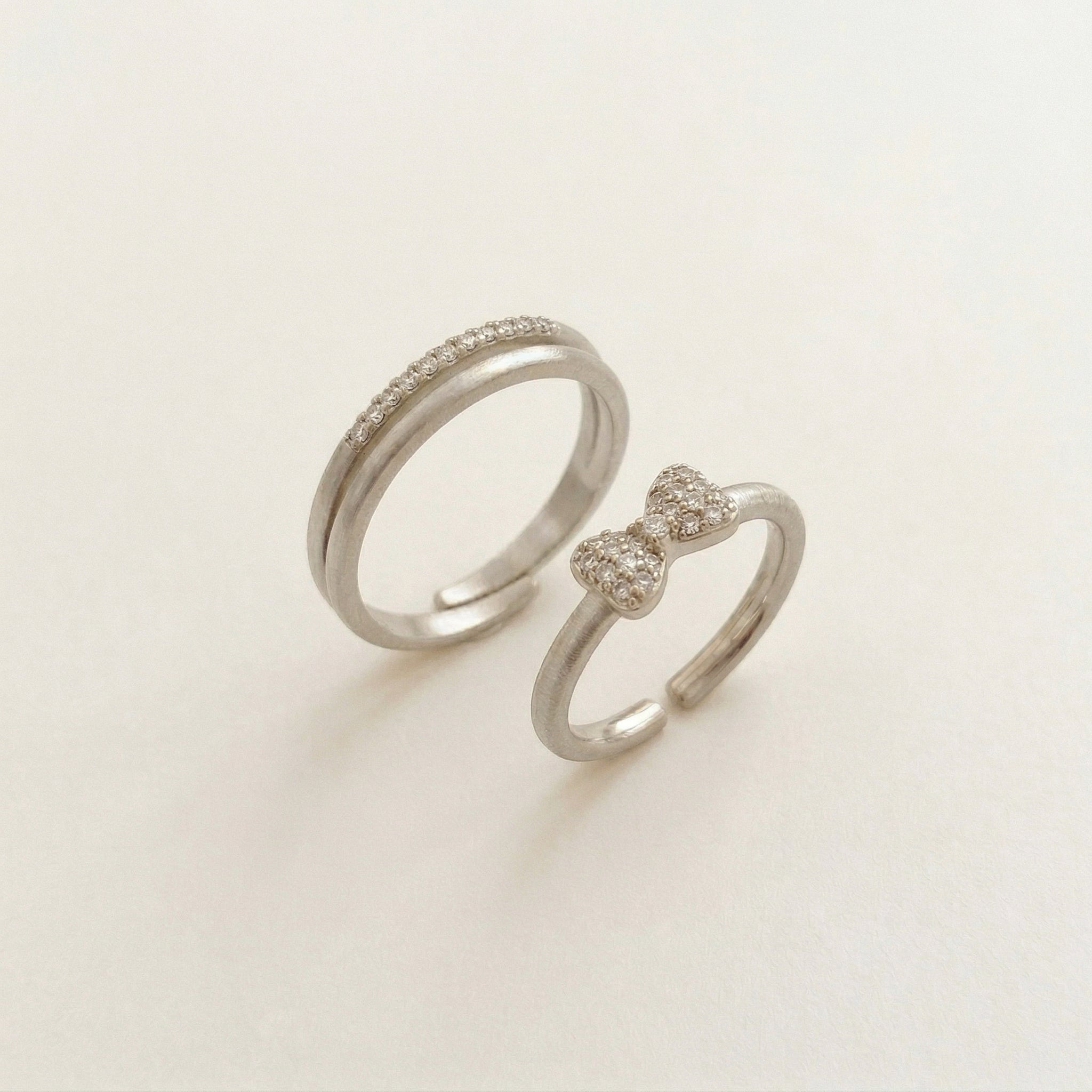 Set 2 Anelli Coquette