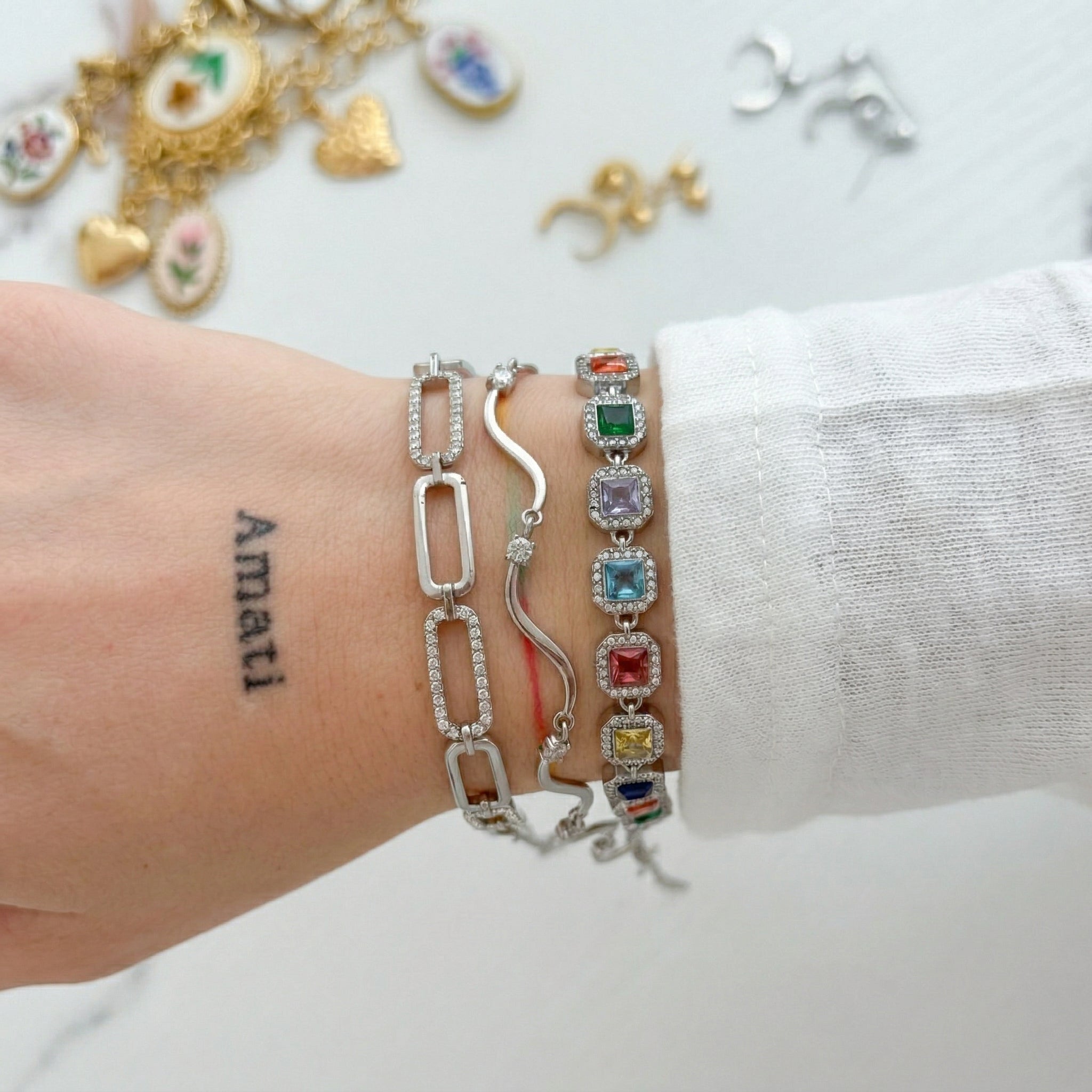 Bracciale Oval Glassa