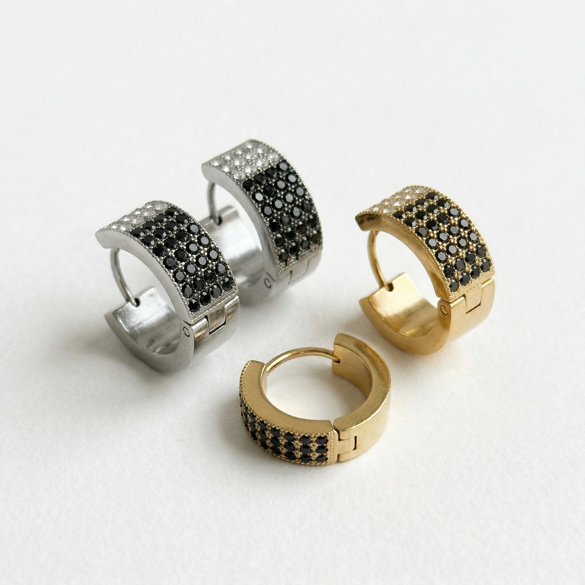 Orecchini Black Degradè