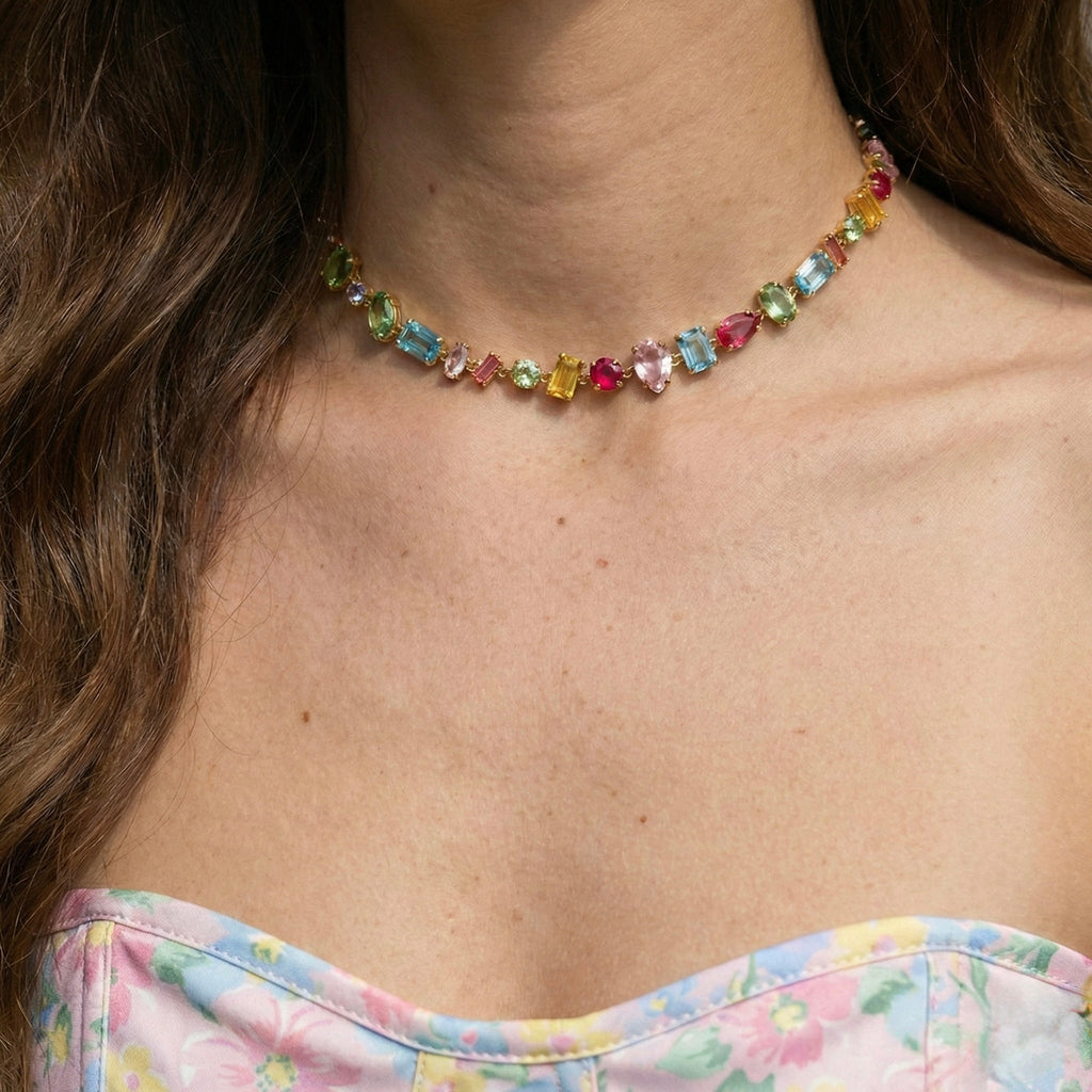 Collana Prisma silver Spring