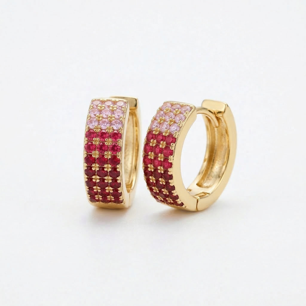 Orecchini Circle Glassa