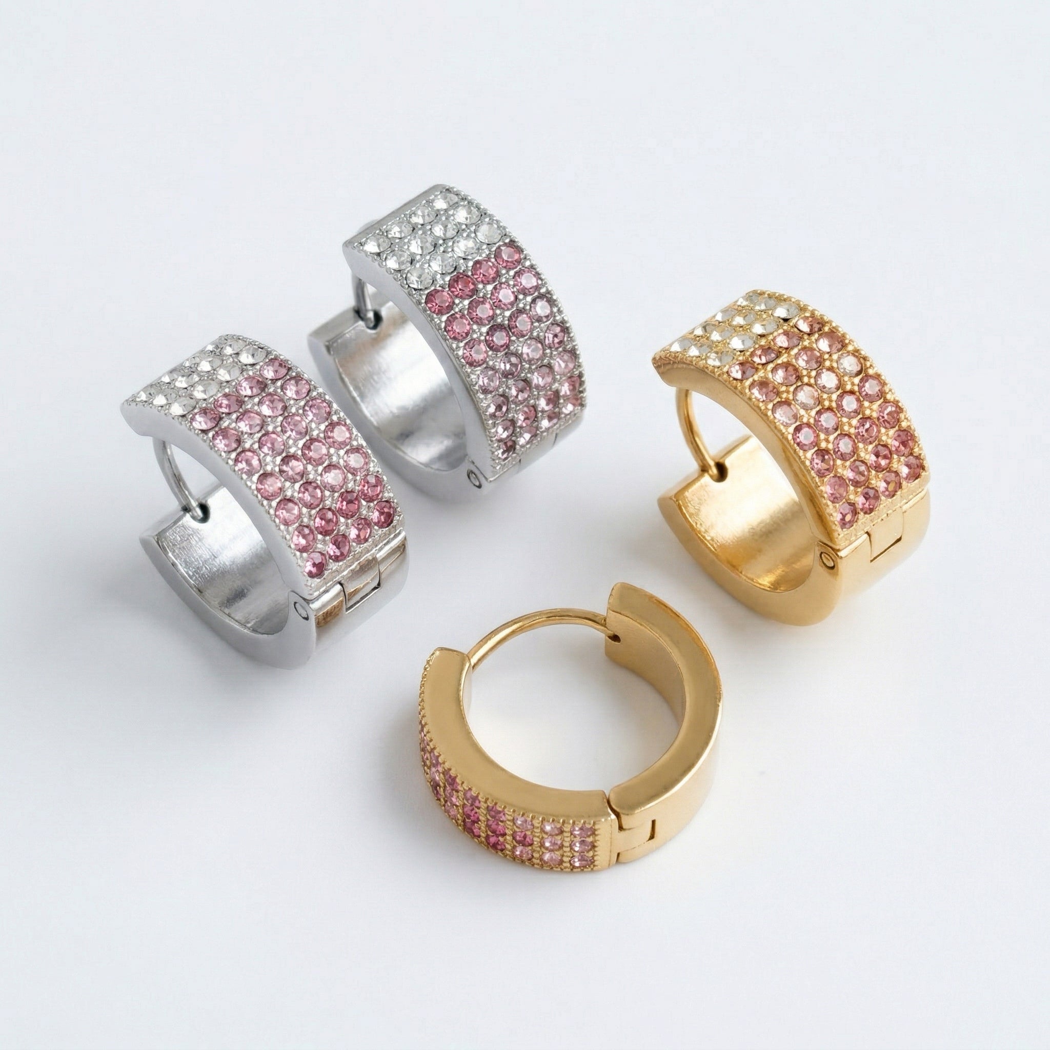 Orecchini Pink Degradè