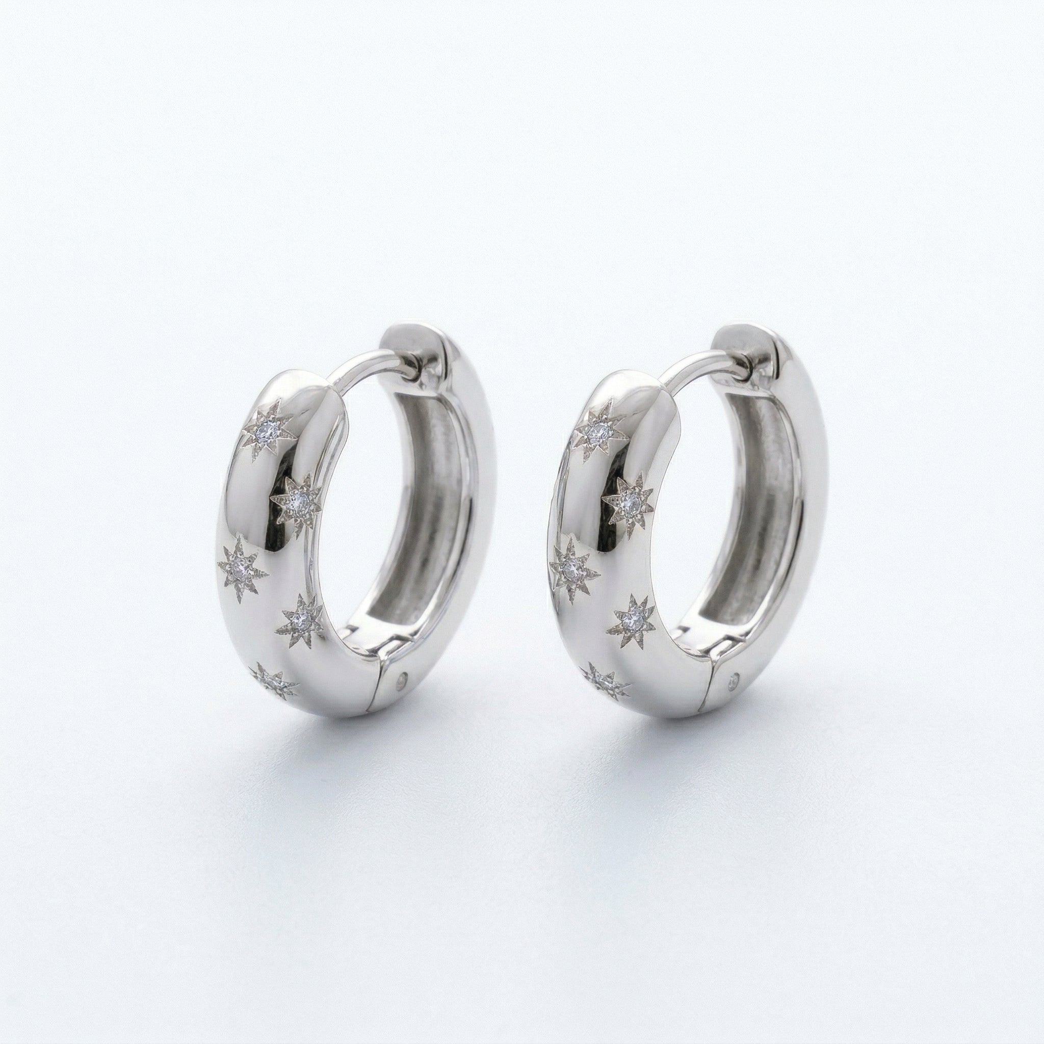 Orecchini Circle Star