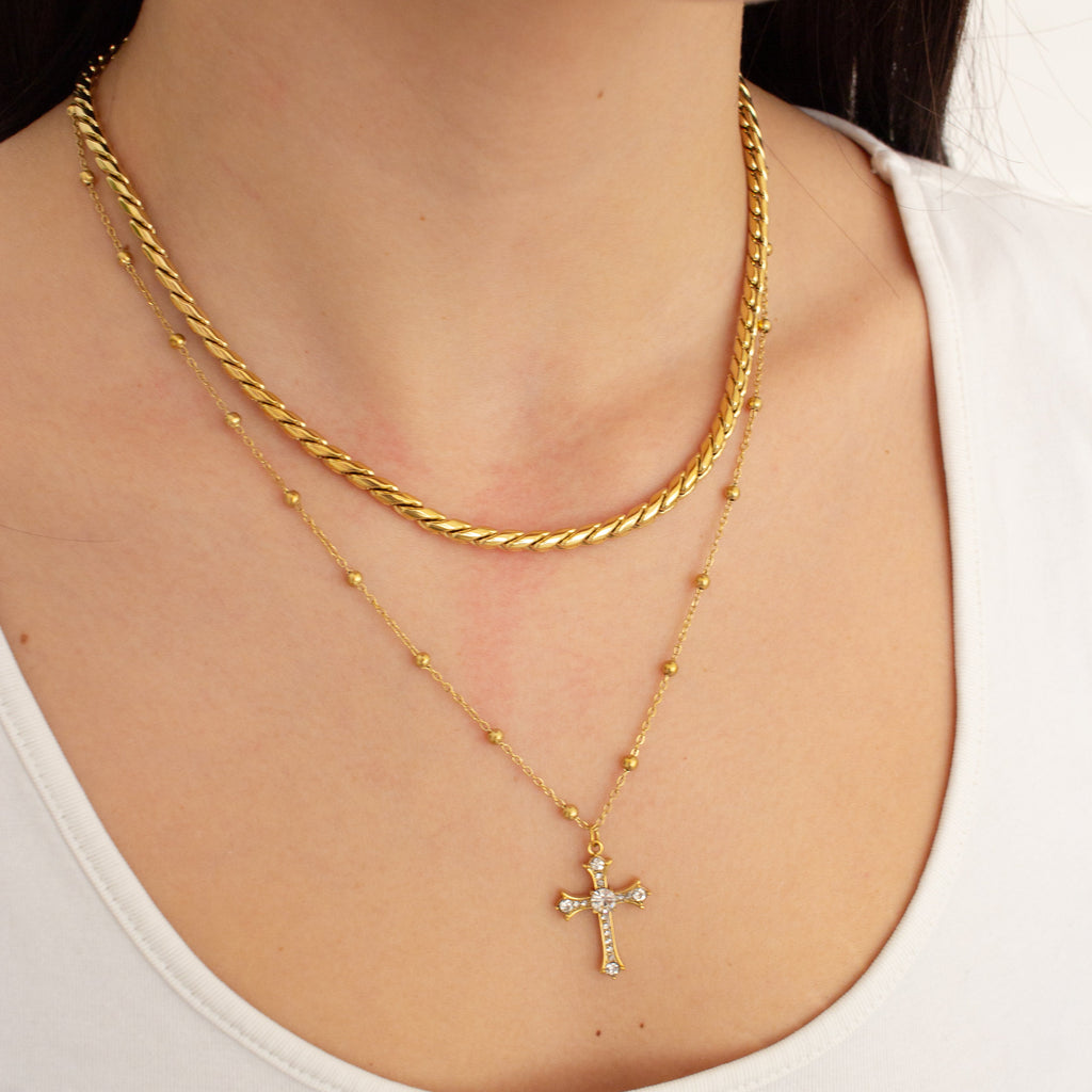Collana Real Cross.Outlet
