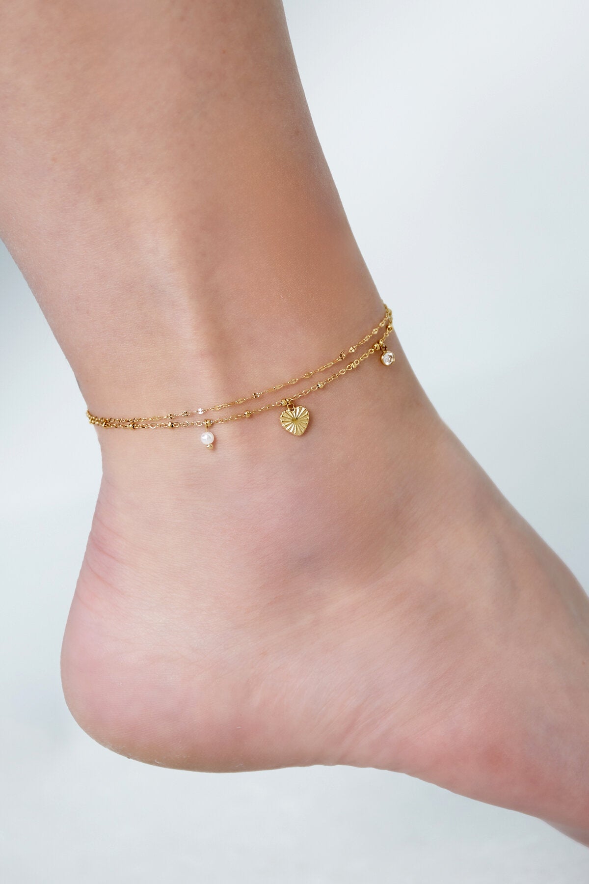 Cavigliera Love Charm