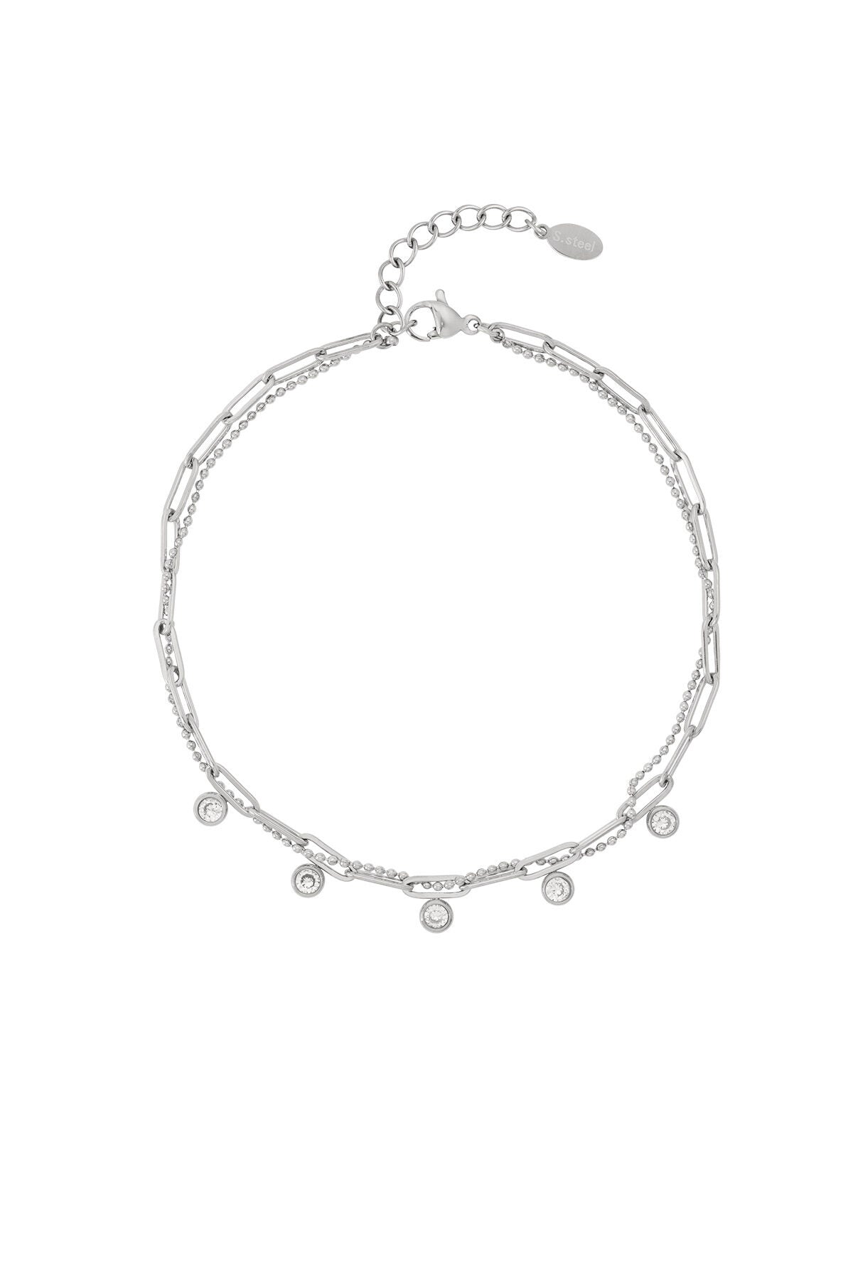 Cavigliera Catena Glitter
