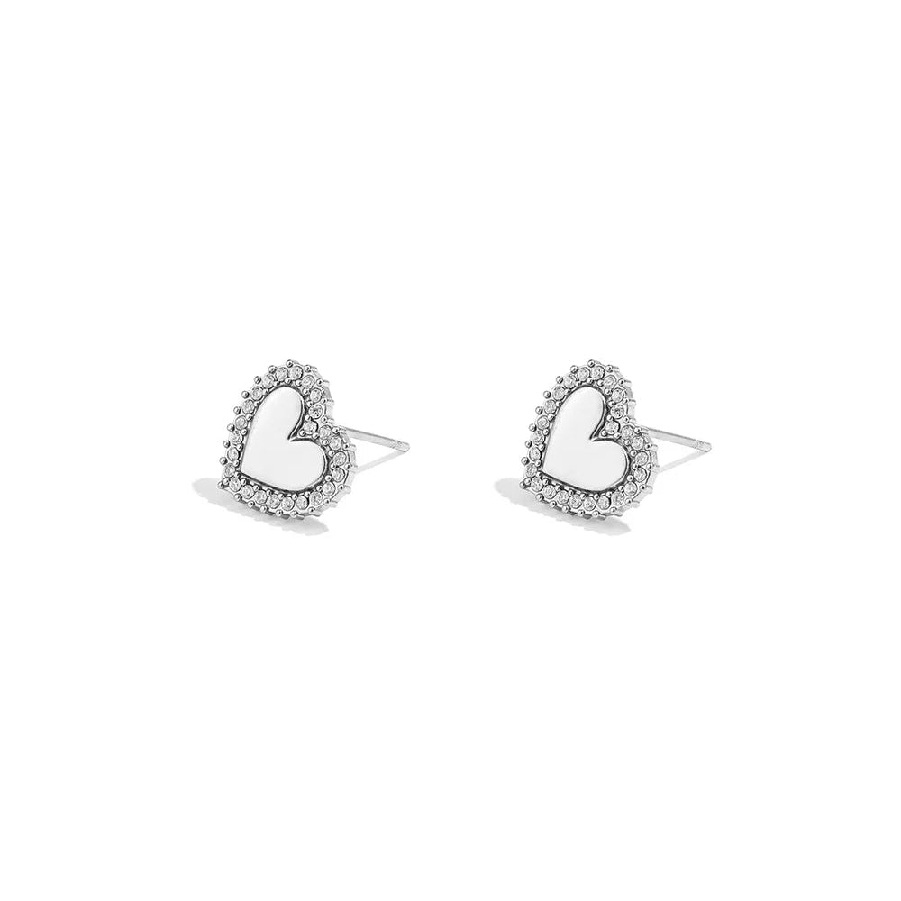 Orecchini Cuore Pavé