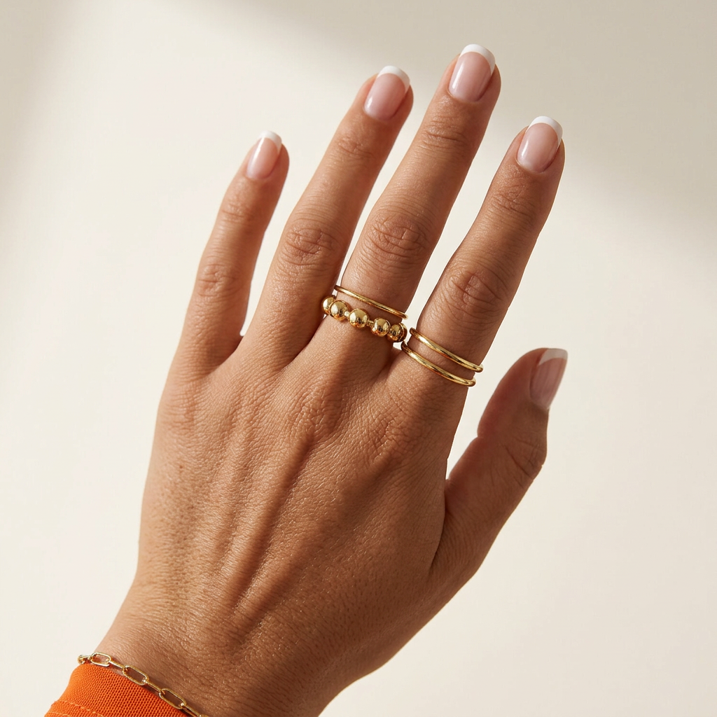 Anello Statement con Perline