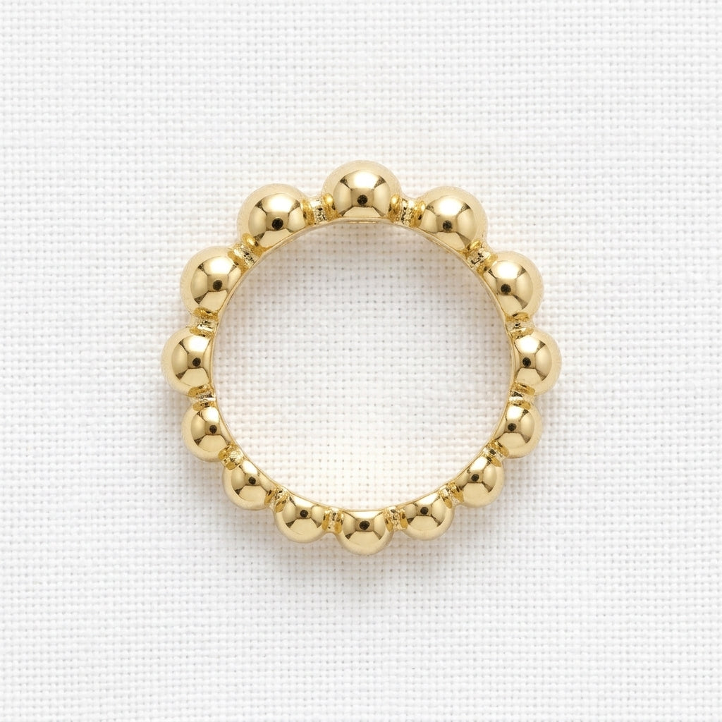 Anello Statement con Perline