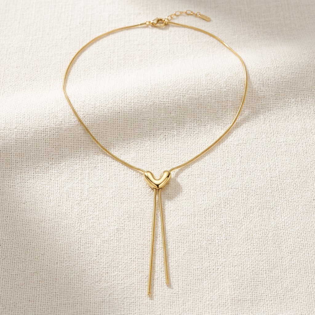Collana Lariat con Cuore