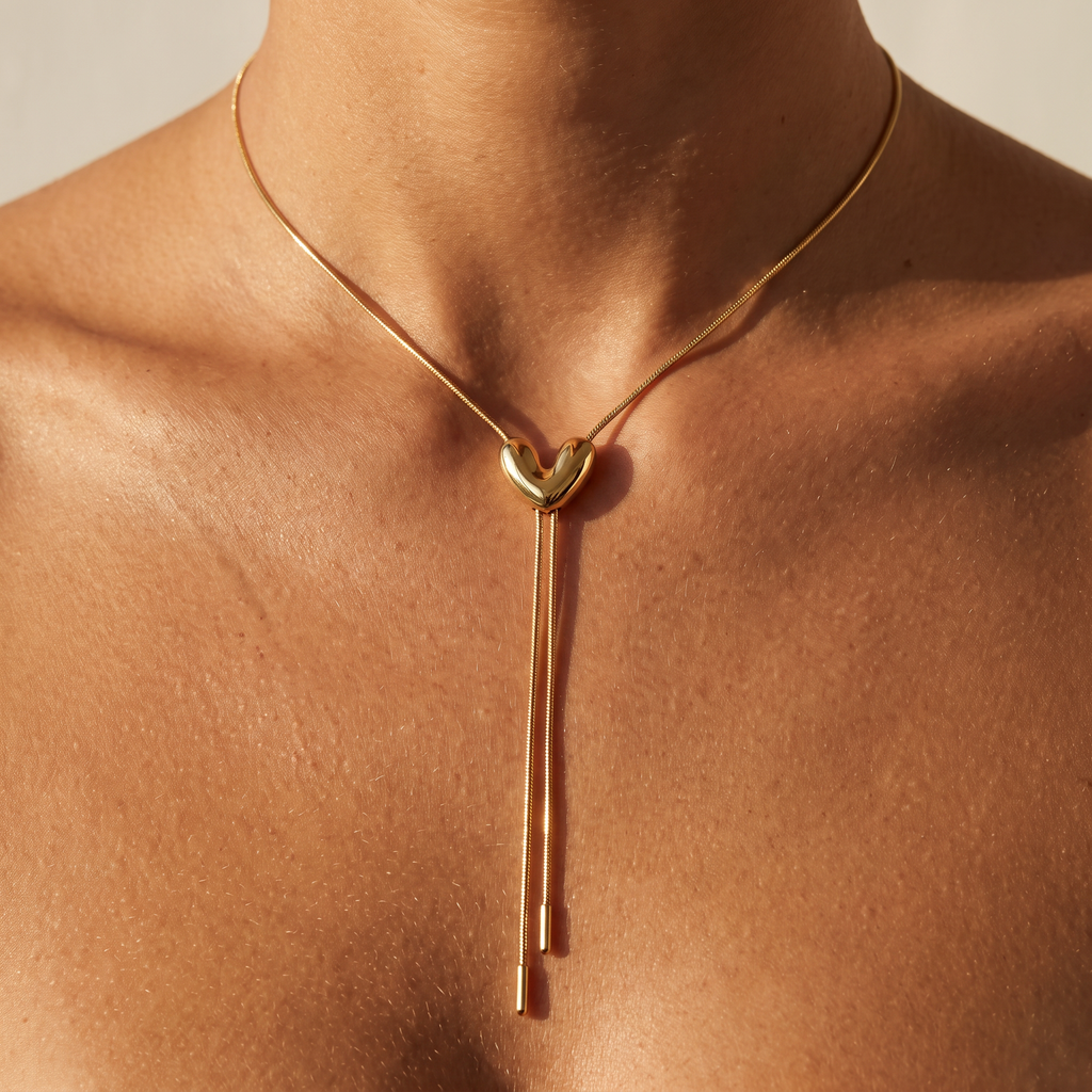 Collana Lariat con Cuore