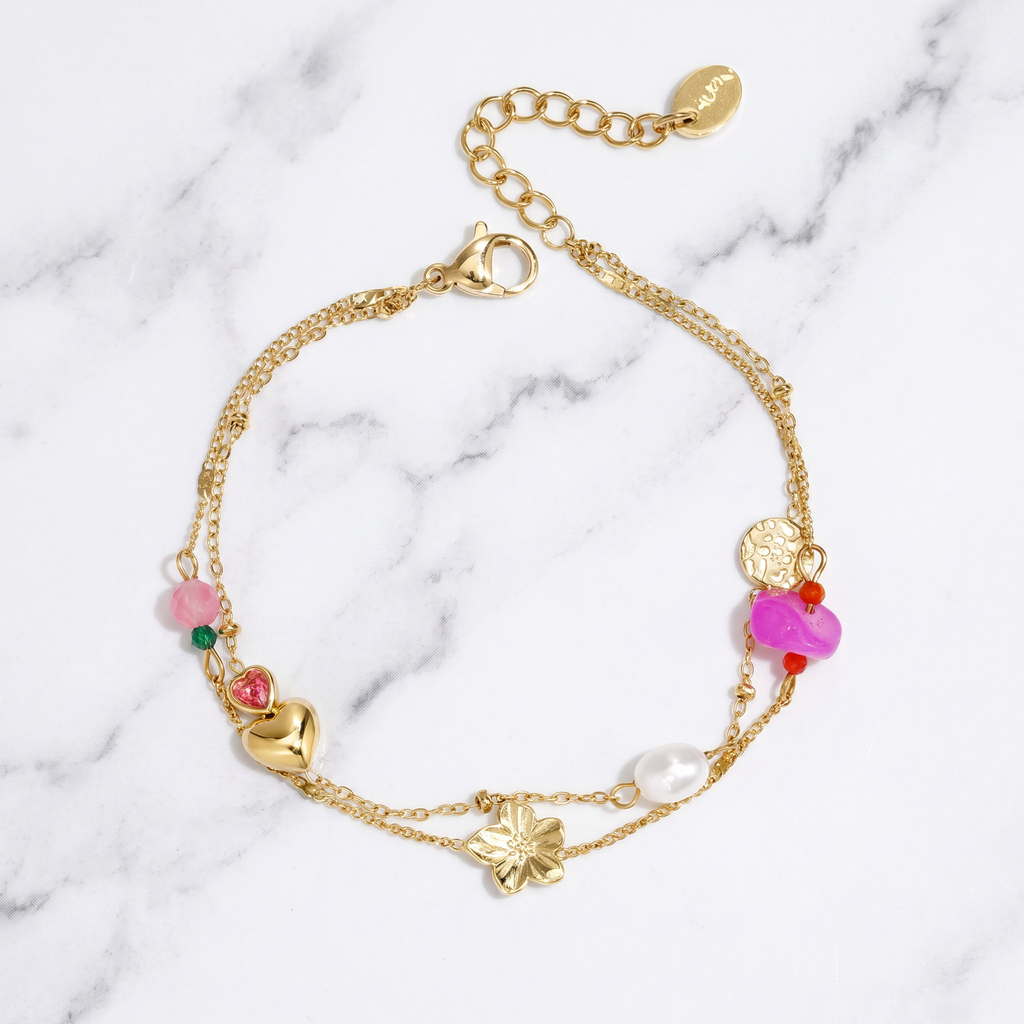 Bracciale Charm Multicolore